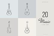 Music. Line Art Collection, an Illustration by le-genda (Thumbnail 4 of 7)