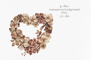 Boho Valentine Clipart PNG, a Seasonal Illustration by MyLittleMeow (Thumbnail 3 of 7)