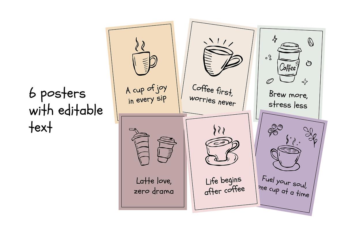 Coffee Doodles Paradise, a Food Illustration by Idressart (Photo 5 of 7)