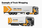 Semi Truck Mockup 3, an Advertising Mockup by Mockupix (Thumbnail 4 of 10)