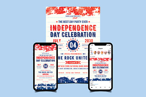 Independence Day Flyer Set