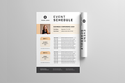 Event Schedule | MS Word & Indesign, a Flyer Template by Leaflove (Thumbnail 4 of 5)