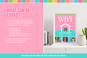 WiFi QR Code Sign - Pastel, a Flyer Template by SunshineStudioBoutique (Thumbnail 3 of 10)