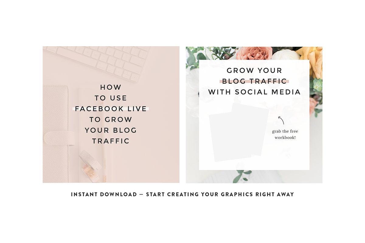 Bloom Instagram Templates, a Social Media Template by Coded Creative (Photo 3 of 5)