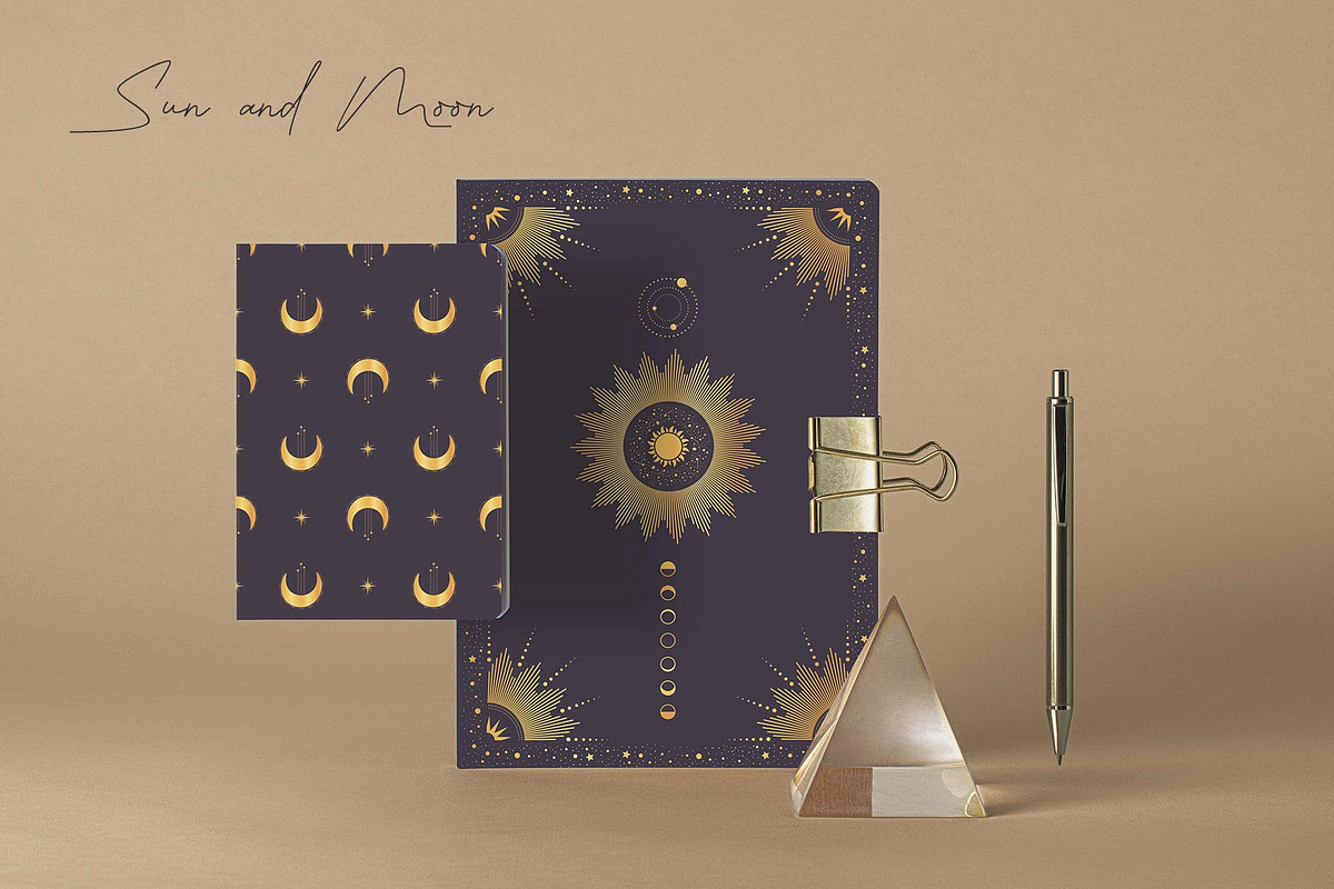 Moon & Star Magic Celestial pack, an Object Illustration by Alisovna (Photo 14 of 14)