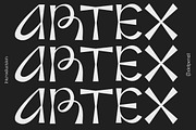 Artex – Futuristic Sans Serif Font, a Sans Serif Font by delipensil (Thumbnail 1 of 9)
