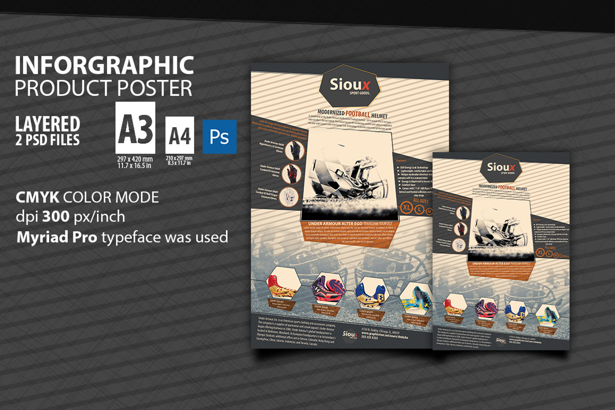 Infographic Product Poster, a Flyer Template by zheksha (Photo 1 of 2)