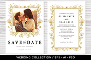 Wedding Invitation Collection Design, an Invitation Template by Pixejoo (Thumbnail 1 of 5)
