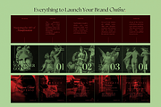 Dark Glamour Social Media Bundle, a Social Media Template by The Flossy Finch (Thumbnail 10 of 13)