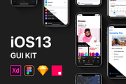 iOS13 GUI KIT, a Templates & Theme by Ui Markets (Thumbnail 1 of 7)