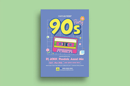 90s Party Flyer