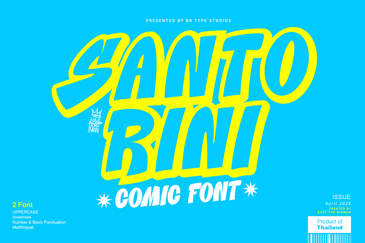 Santorini, a Sans Serif Font by BBtypeStudios (Photo 1 of 9)