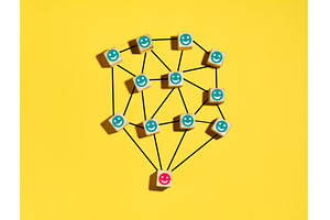 Leadership network concept, a Business Photo by Gladkov photography