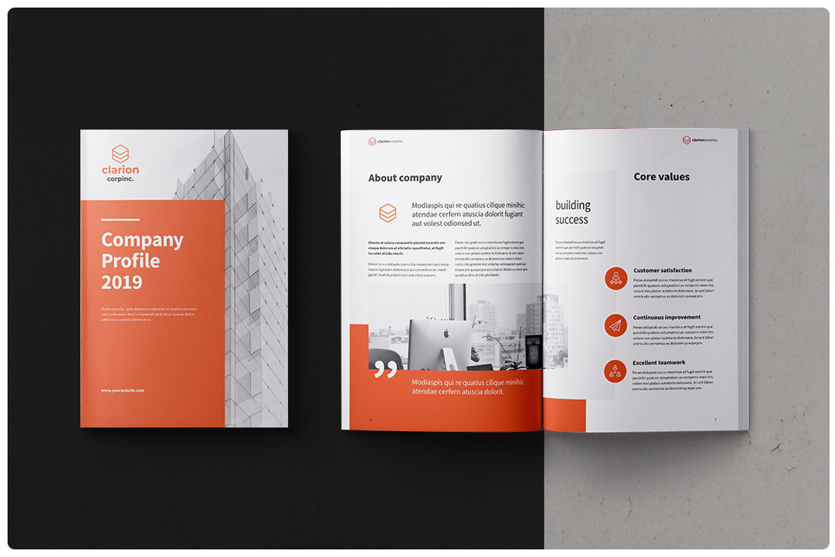 Company Profile, a Brochure Template by GraphicsEgg (Photo 2 of 9)