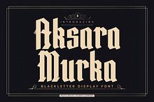 Aksara Murka - Blackletter Display F