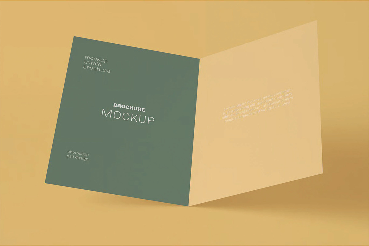 Brochure Mockup, an Advertising Mockup by skybluecreative (Photo 1 of 2)