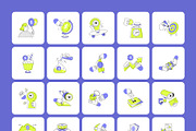 Tech and Engineering Icons Bundle, an Outline Icon by Creative Stall (Thumbnail 9 of 10)