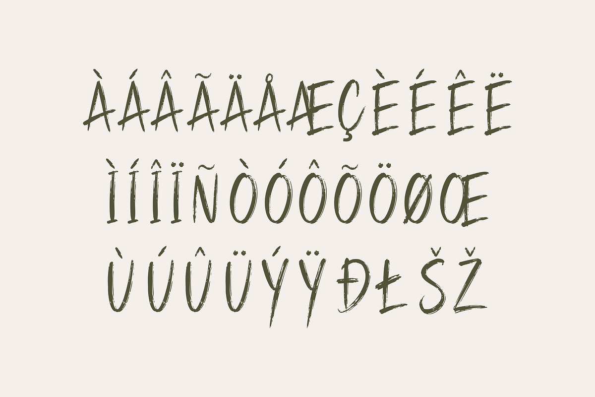 Rawlyn Brush Natural Handwritten, a Handwritten Font by Art StoreID (Photo 4 of 9)