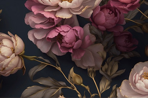 Dutch Floral Wallpaper Vol-2