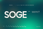 OV Soge - Sans Serif Family, a Sans Serif Font by OV Type (Thumbnail 1 of 11)
