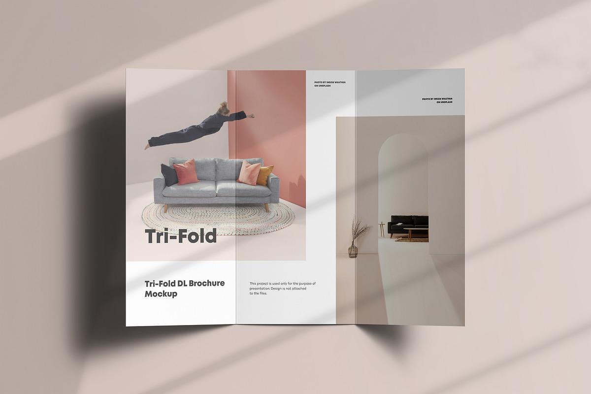 Tri-Fold DL Brochure Mock-up, an Advertising Mockup by Yogurt86 (Photo 8 of 17)