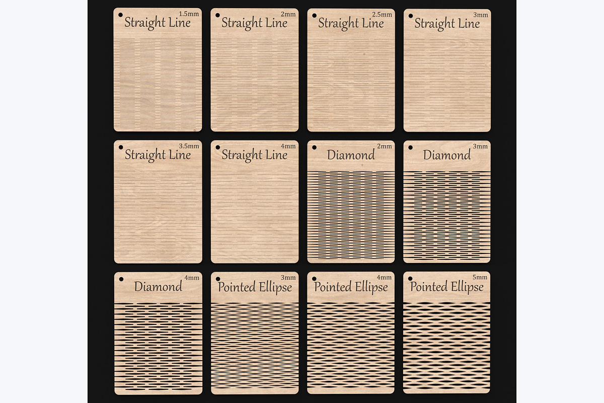 Flexible Living Hinges Laser Files, an Object Graphic by ThemeXDigital (Photo 4 of 9)