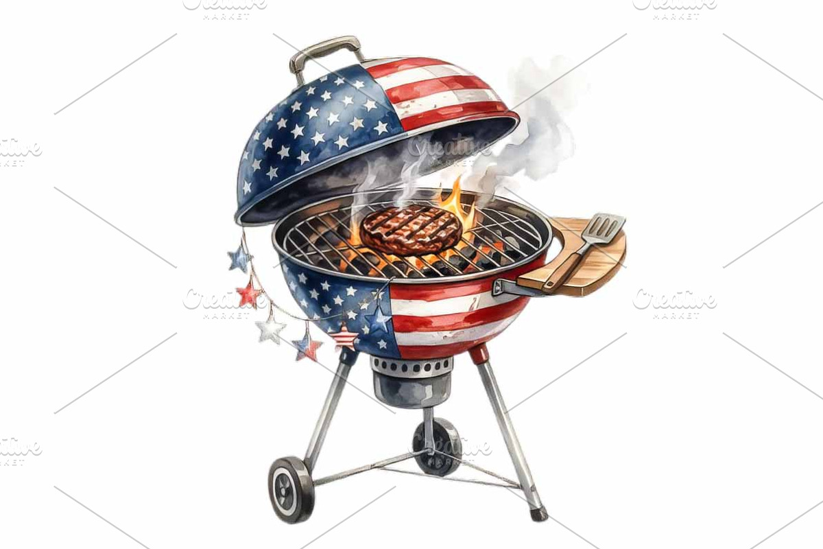 4th of July Sublimation Clipart, a Seasonal Illustration by VetalStock (Photo 11 of 21)