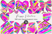Preppy Valentines Day Heart clipart, an Illustration by Designworld (Thumbnail 1 of 5)
