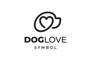Dog Love Logo, a Branding & Logo Template by Buqancreative