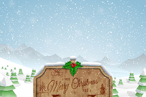 Christmas Greeting Board