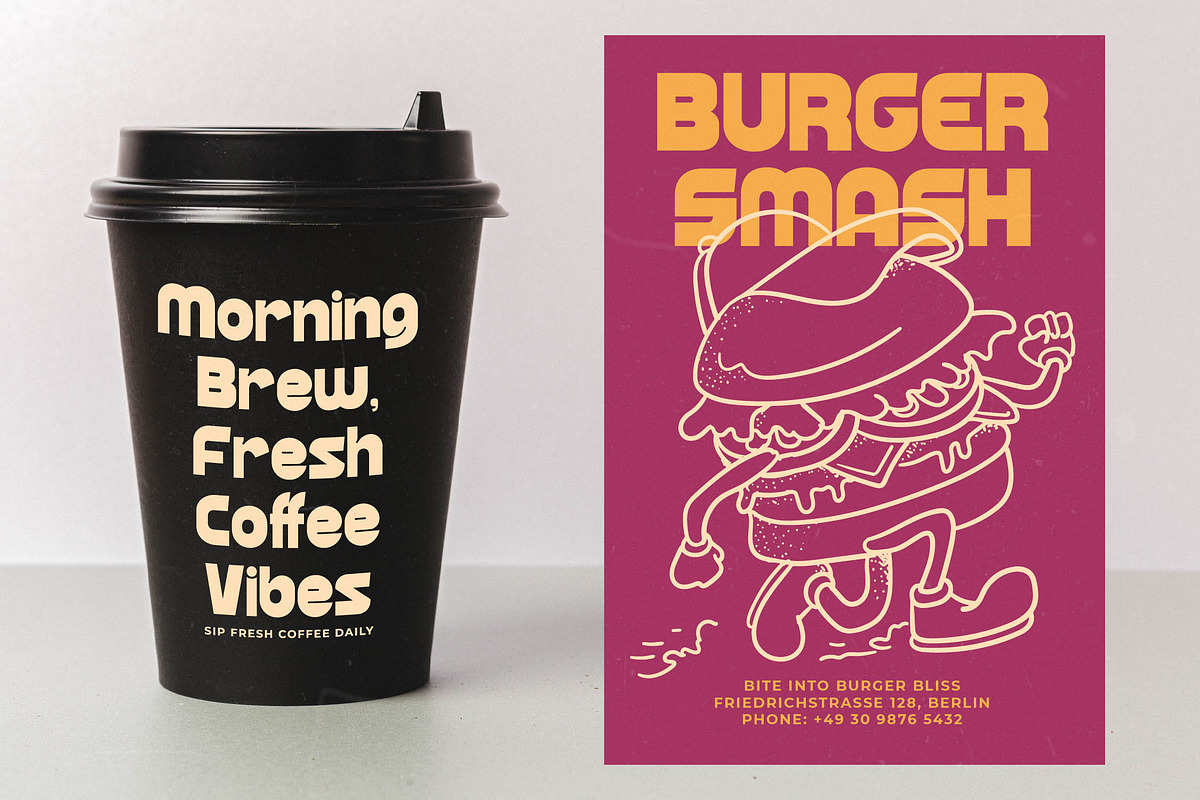 Grand Nights Modern Retro Font, a Sans Serif Font by timelesstype.co (Photo 7 of 15)