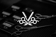 Minimalist Scissors and Razor Logo, a Branding & Logo Template by Luxury Logos (Thumbnail 2 of 4)
