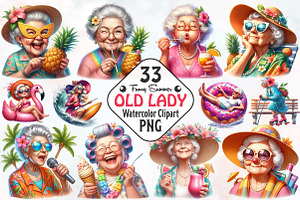 Hawaiian Grandma Funny Summer Png, an Illustration by RobertsArt