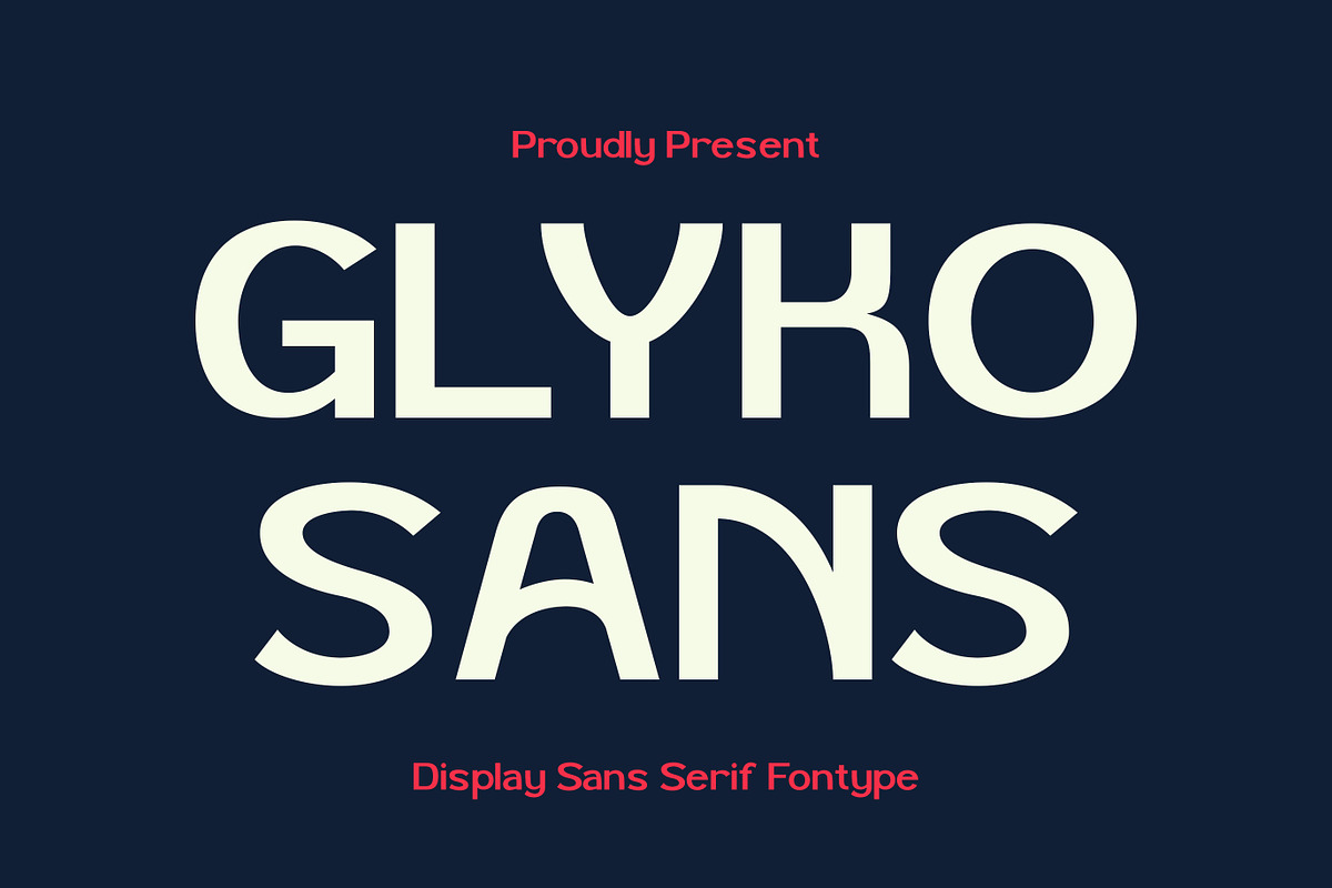 Glyko Sans - Display Sans Serif, a Sans Serif Font by Muflieart (Photo 1 of 10)