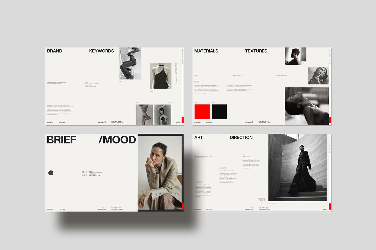 RUBE | Brief Mood Presentation, a Presentation Template by CreativexGenius (Photo 8 of 11)