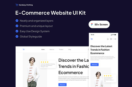 E-commerce Website UI KIT