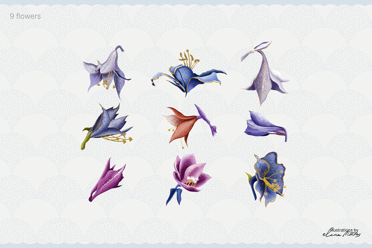 Purple Meadow collection for home, a Seasonal Illustration by Elena Mentes (Photo 9 of 12)