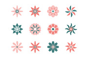 Geometric Flowers, an Object Graphic by Kessens (Thumbnail 2 of 4)