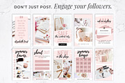 Instagram Stories for Canva | Blush, a Social Media Template by Thirty One Palms Studio (Thumbnail 2 of 9)