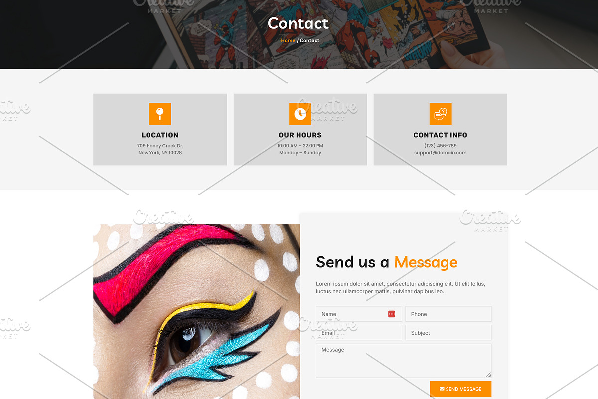 Anime & Manga Magazines Template, a WordPress Template by HasnainDEV (Photo 9 of 9)