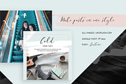 Lifestyle - Instagram post + stories, a Social Media Template by Digital Breath templates (Thumbnail 5 of 5)