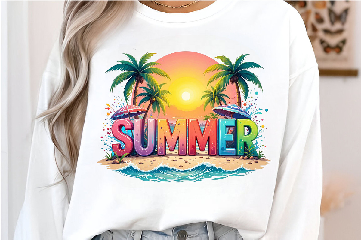 Hello Summer Sublimation Bundle, an Illustration by SinaCreation (Photo 3 of 13)