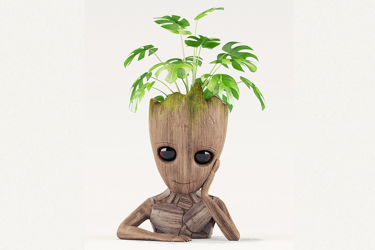 Vase Groot Guardians of the Galaxy, a Characters & Person 3D Model by MARCOS BRITO PRO (Photo 1 of 3)