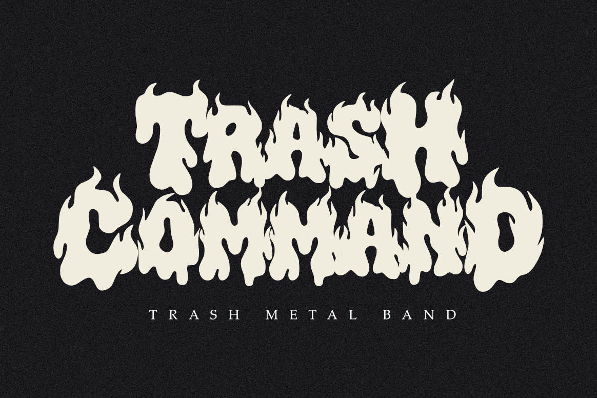 Ghost Terror - Trash Metal Font, a Symbol Font by Masyafi Studio (Photo 4 of 8)