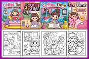 Coffee Time Bold & Easy Coloring, a Decorative Illustration by Design Station (Thumbnail 4 of 4)