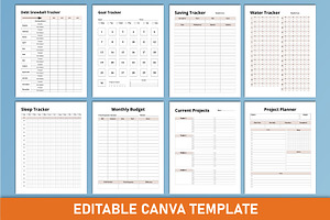 Happy Life Planner Canva Template