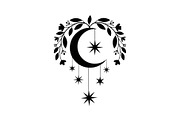 Moon Hanging Silhouette Bundle, an Illustration by Gaye Art (Thumbnail 25 of 31)
