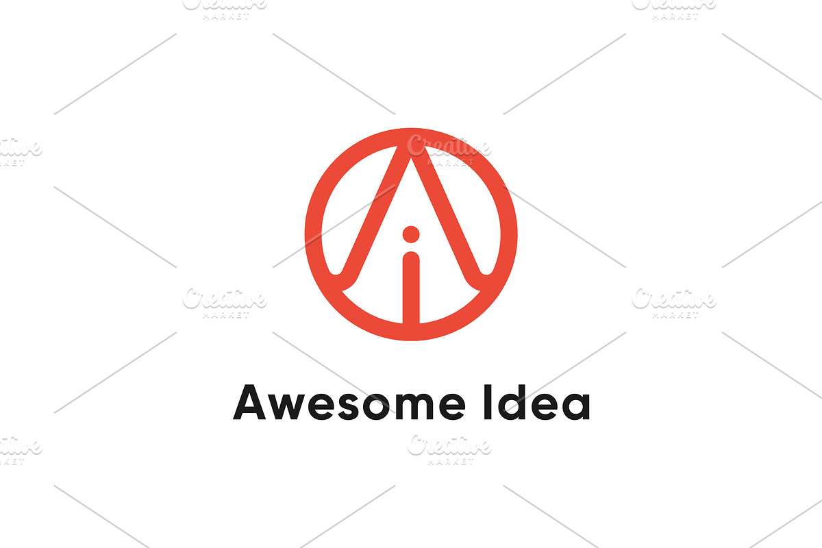 Initials Monogram IA AI Letter, a Branding & Logo Template by yanuart