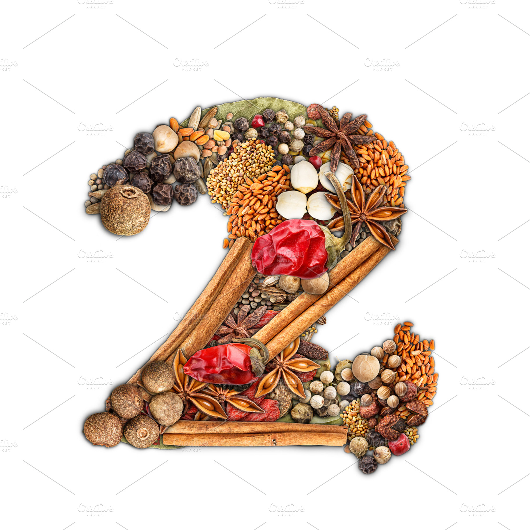 Spices number featuring spice, number, and 2