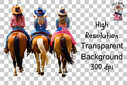 10 Patriotic Cowgirls PNG Clipart, a Graphic by Clipart Bloom (Thumbnail 10 of 11)